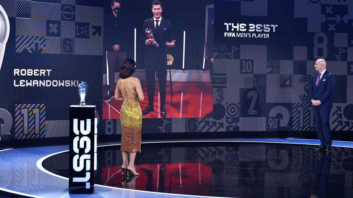 Lewandowski, premio The Best por segundo año consecutivo.