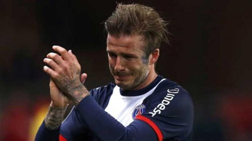 Beckham se despide entre lágrimas