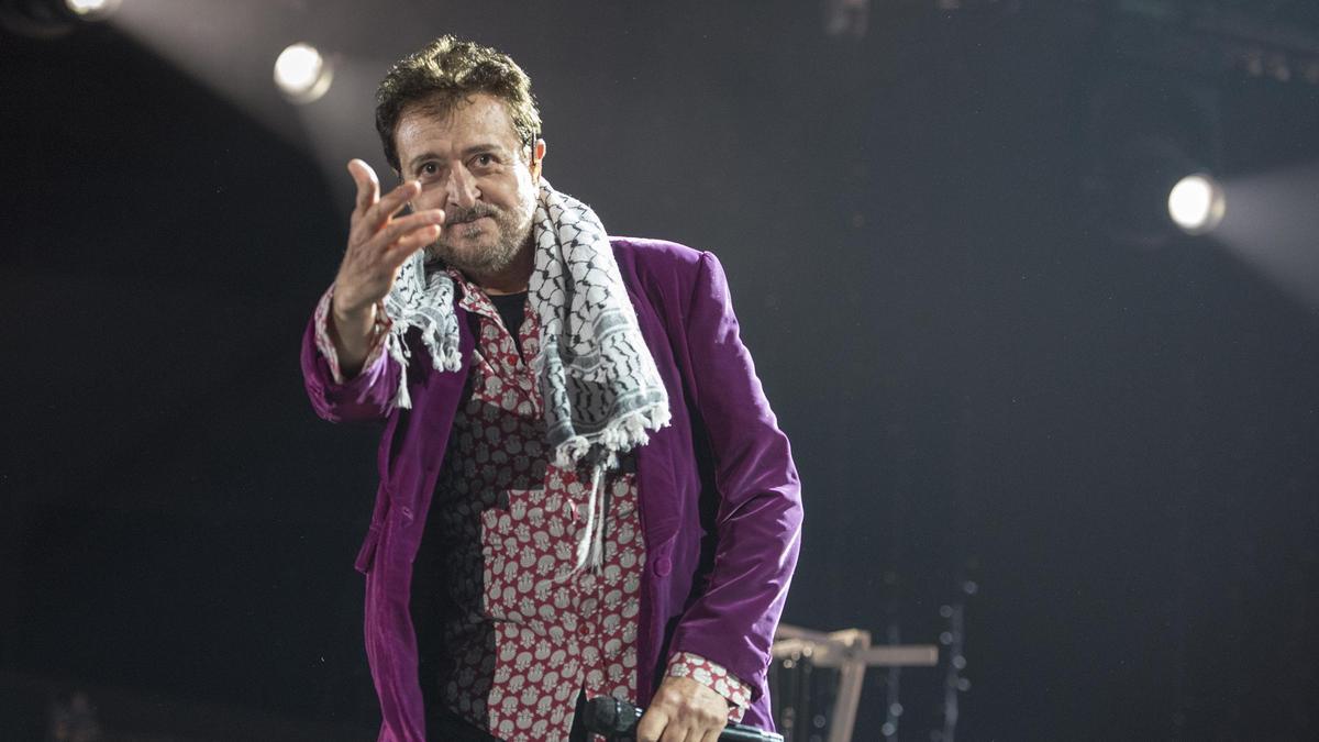 Concierto de Manolo García en el Palau Sant Jordi.