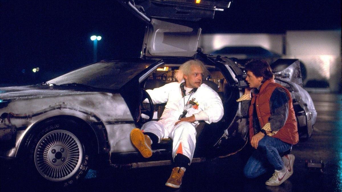 Marty McFly y Doc, en 'Regreso al futuro'.