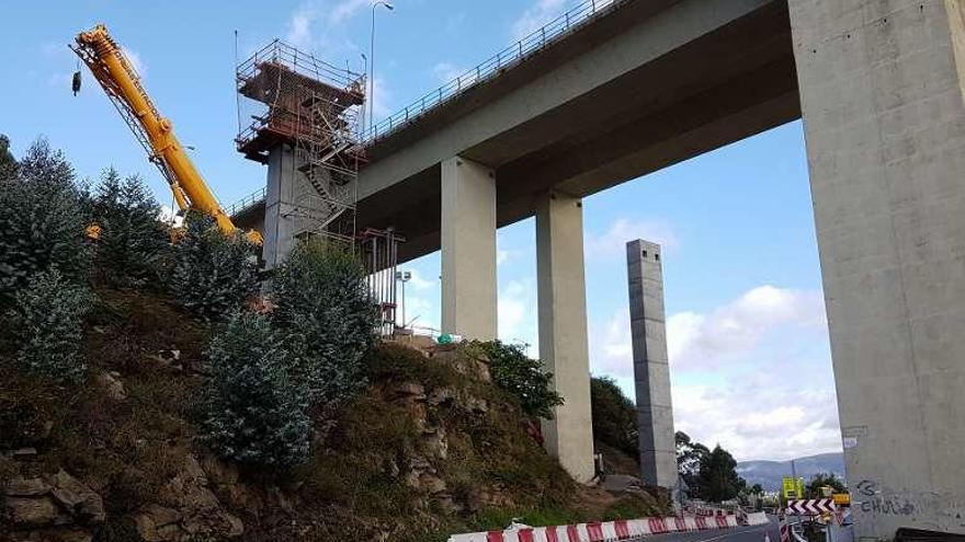 Obras en O Morrazo. // Faro