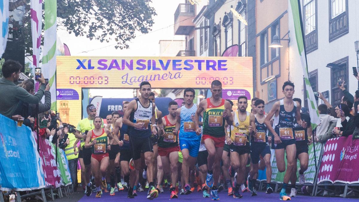 Una edición anterior de la San Silvestre.