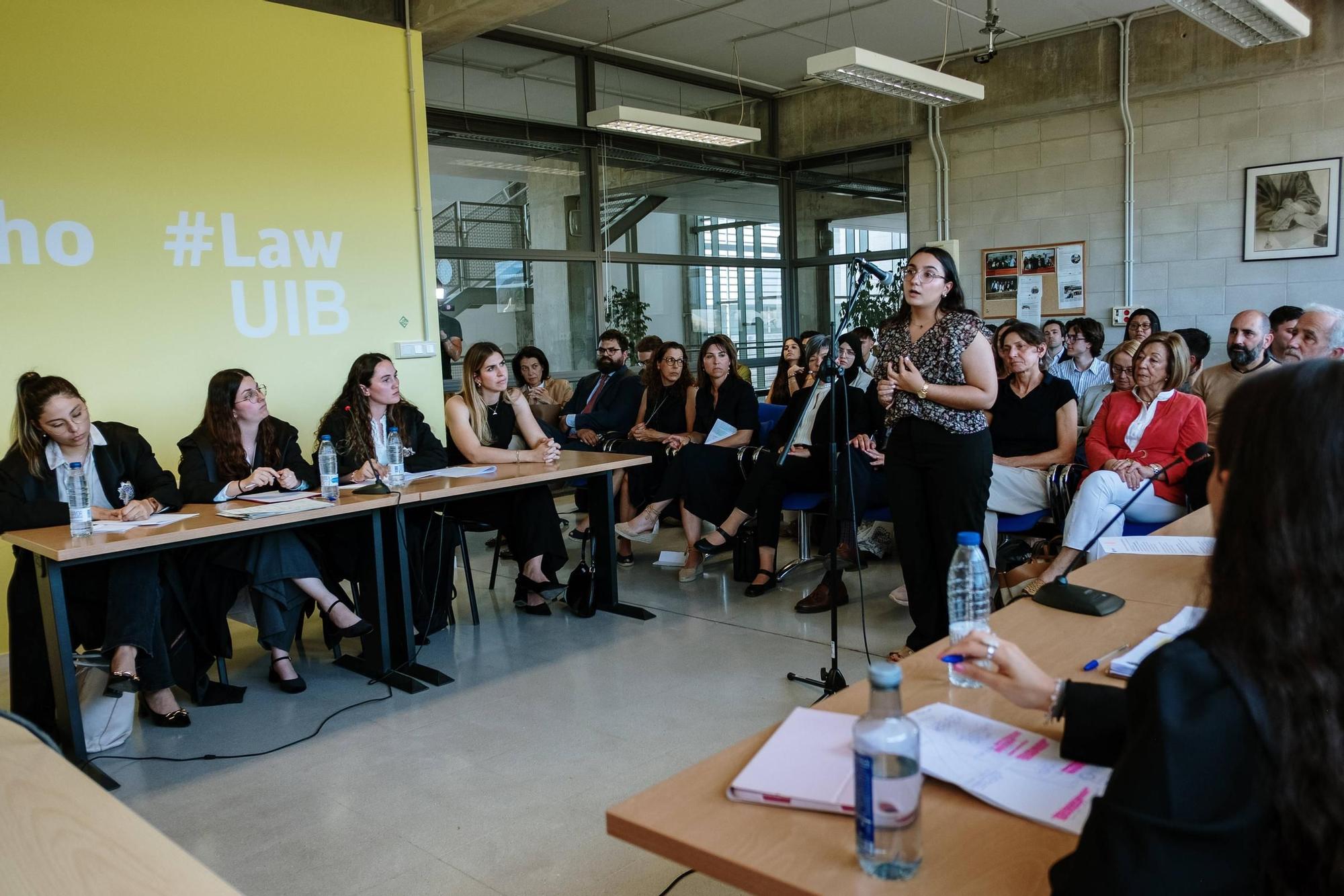 Así ha sido el primer juicio simulado de la UIB