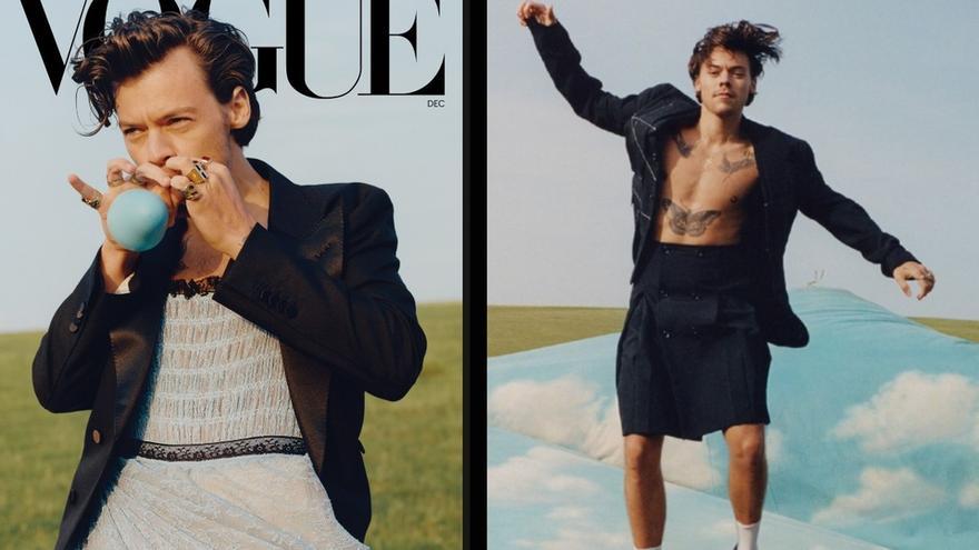 Harry Styles, tachado de femenino por una portada. 