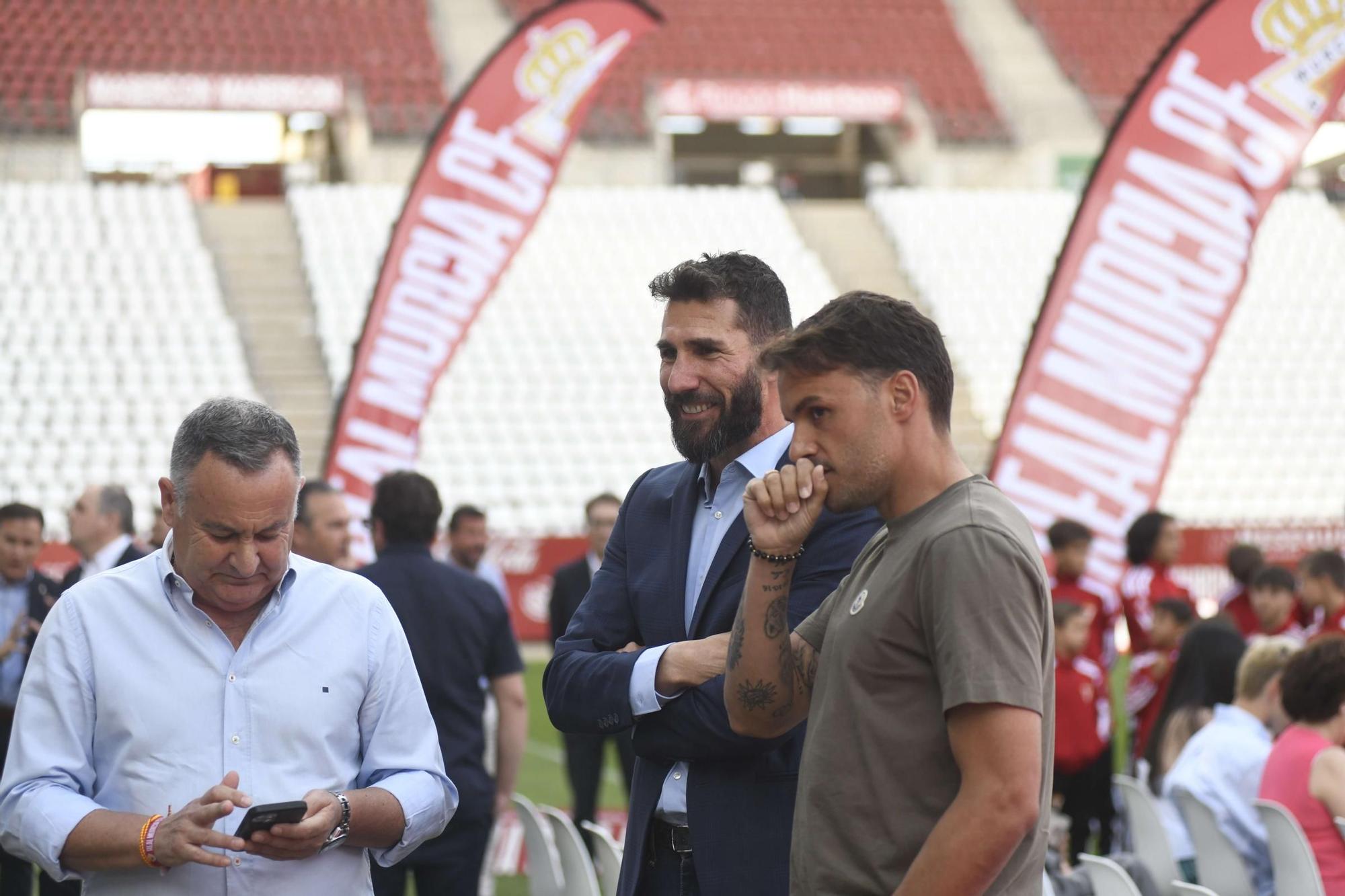 La presentación de la Ciudad Deportiva del Real Murcia, en imágenes