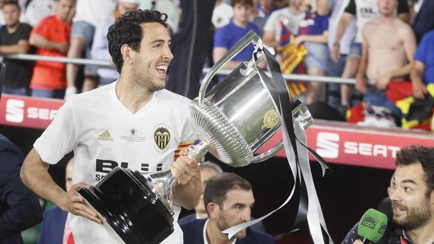 Parejo ayer con la Copa del Rey | JM López