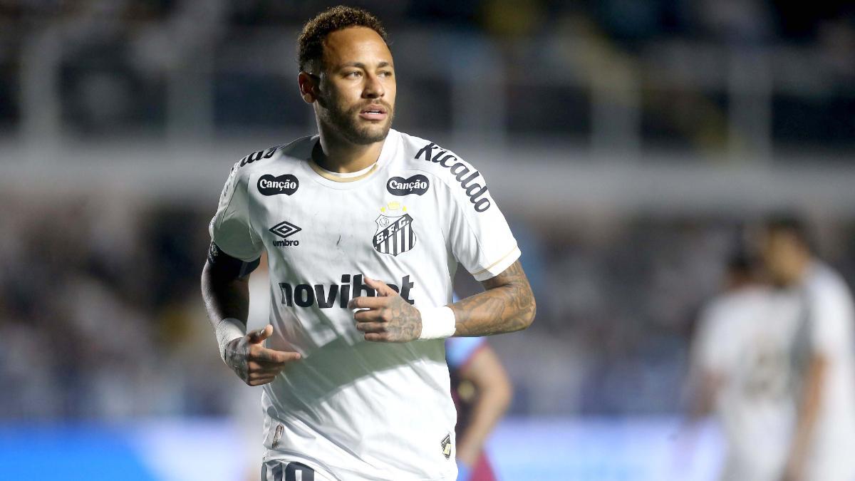 Neymar, jugador del Santos