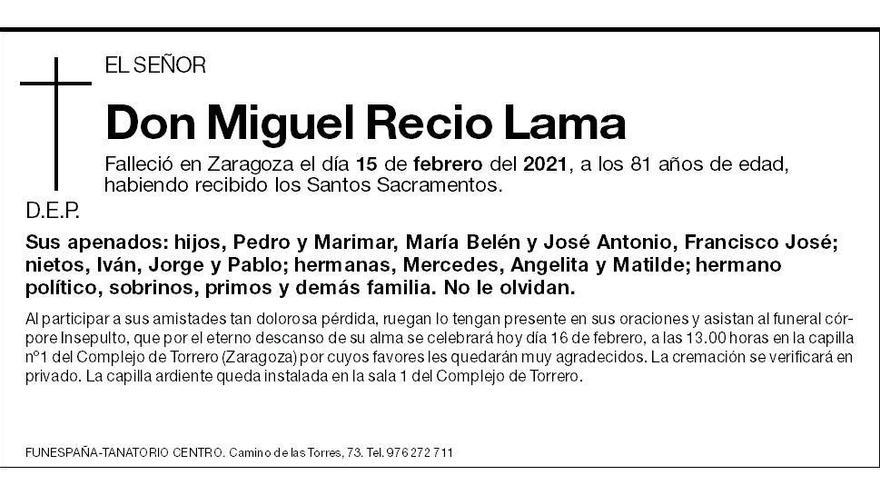 Miguel Recio Lama