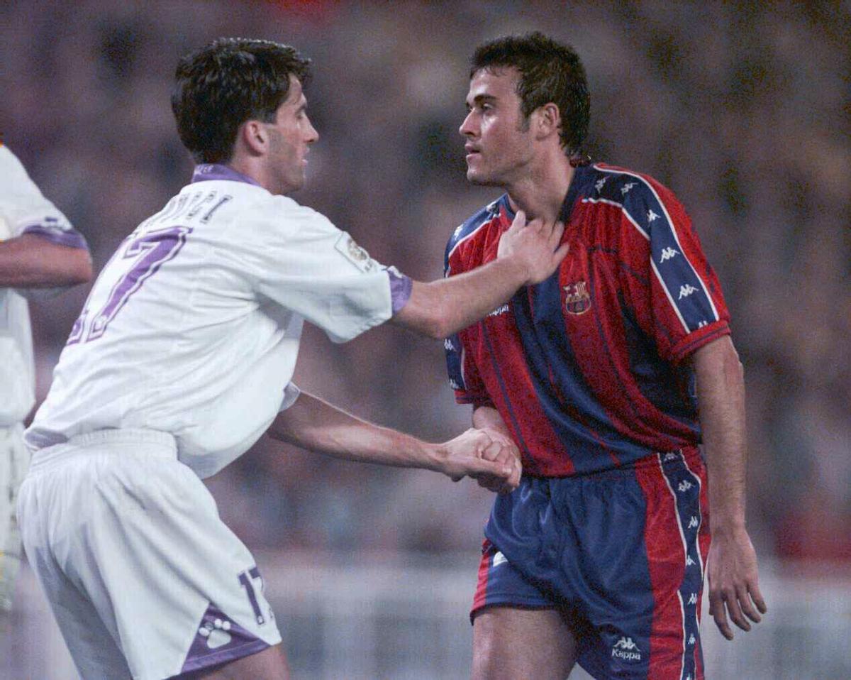 Luis Enrique siempre vivió partidos de alta ensión frente al Real Madrid