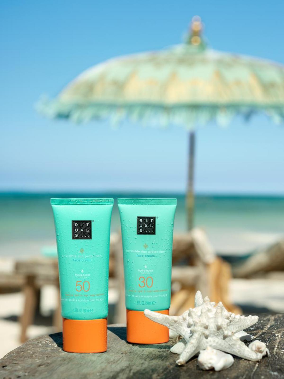 The Ritual of Karma Sun Protection Face Cream SPF 50.