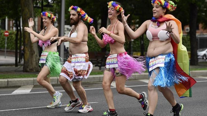 Madrid exhibe orgullo gay