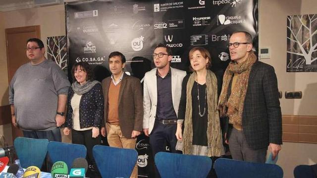 Óscar Rodríguez, Mónica Ferreiro, José Manuel Rey, Rubén Riós, Montse Besada y Jesús Vázquez. // I. Osorio