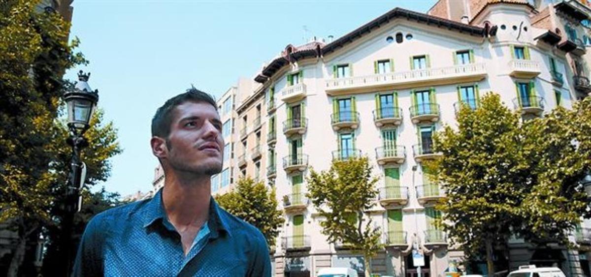 Juan Francisco Cardona, a Aragó amb la ramblade Catalunya.