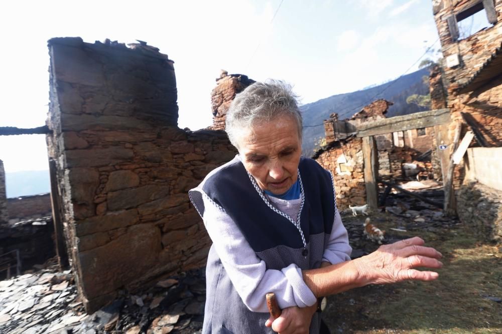 El Suroccidente asturiano arrasado por las llamas