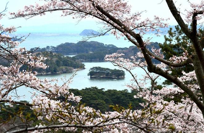 Matsushima en primavera, Japón