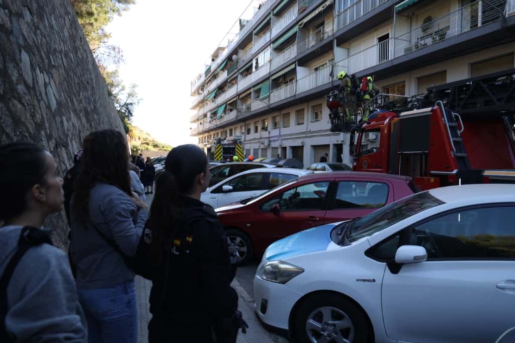 Incendio en una vivienda del barrio de San Blas en Alicante