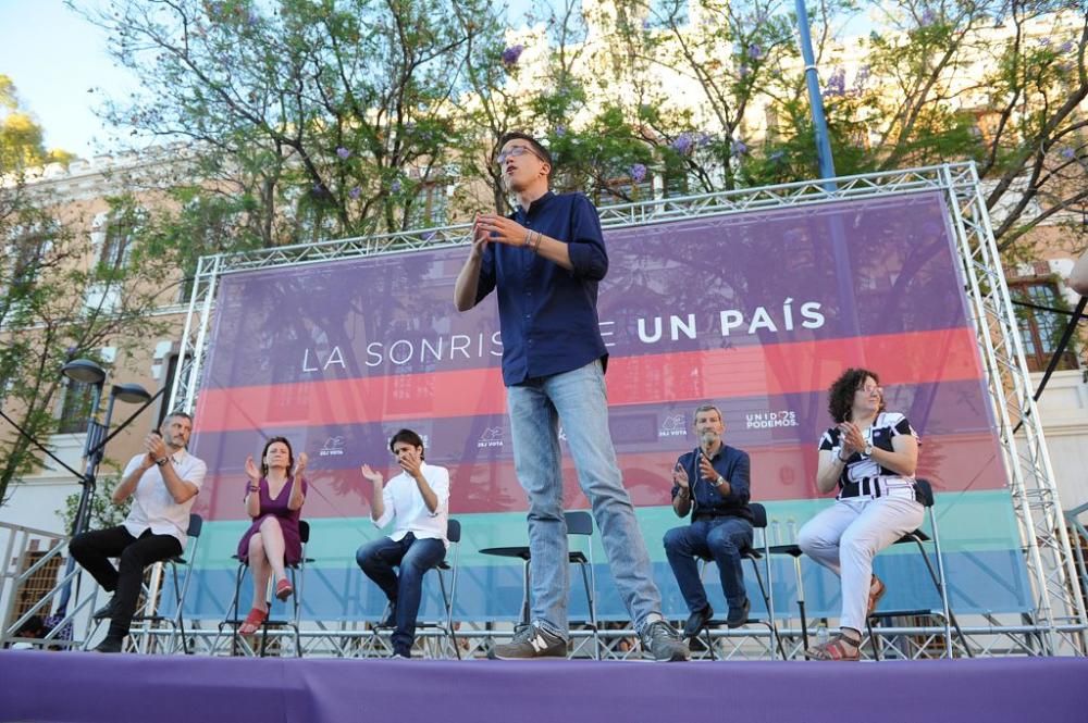 Mitin de Íñigo Errejón en Murcia