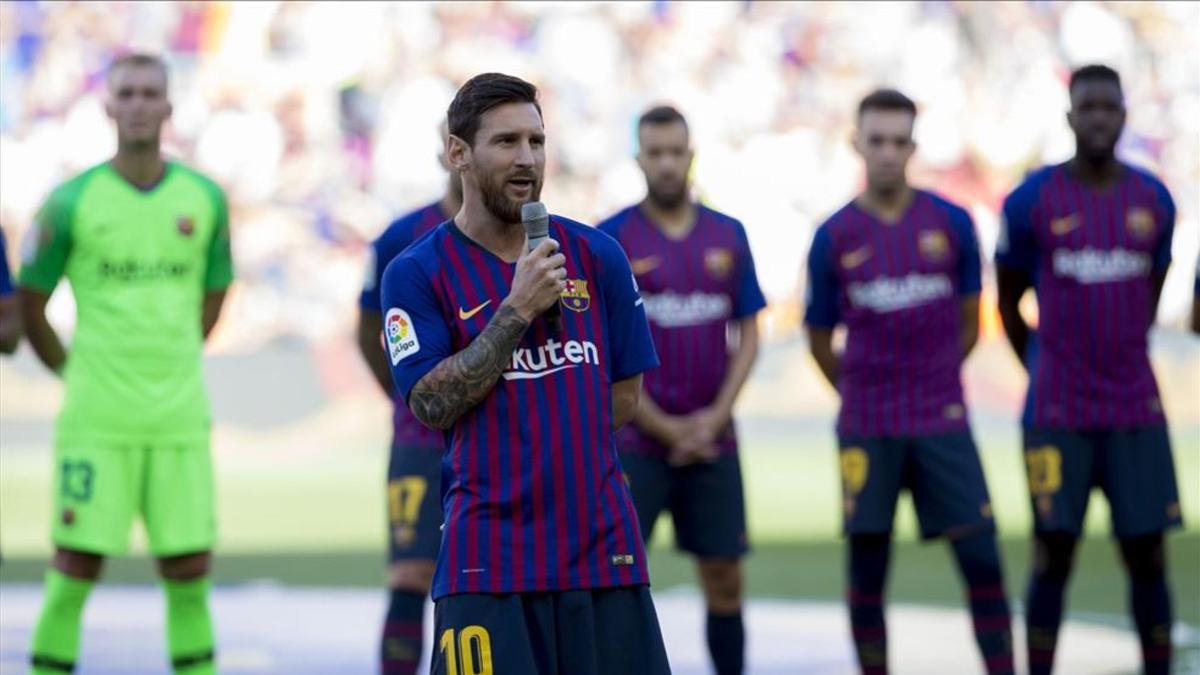 Leo Messi se comprometió a traer la Champions League de nuevo