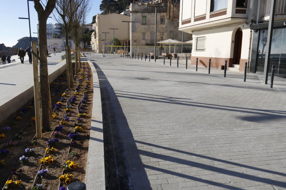 El passeig Rius i Calvet de Sant Feliu de Guíxols s'obre al públic