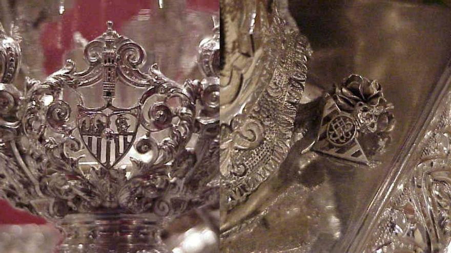 Estas son las tres cofradías de la Semana Santa sevillana que portan los escudos del Sevilla y el Betis en sus pasos