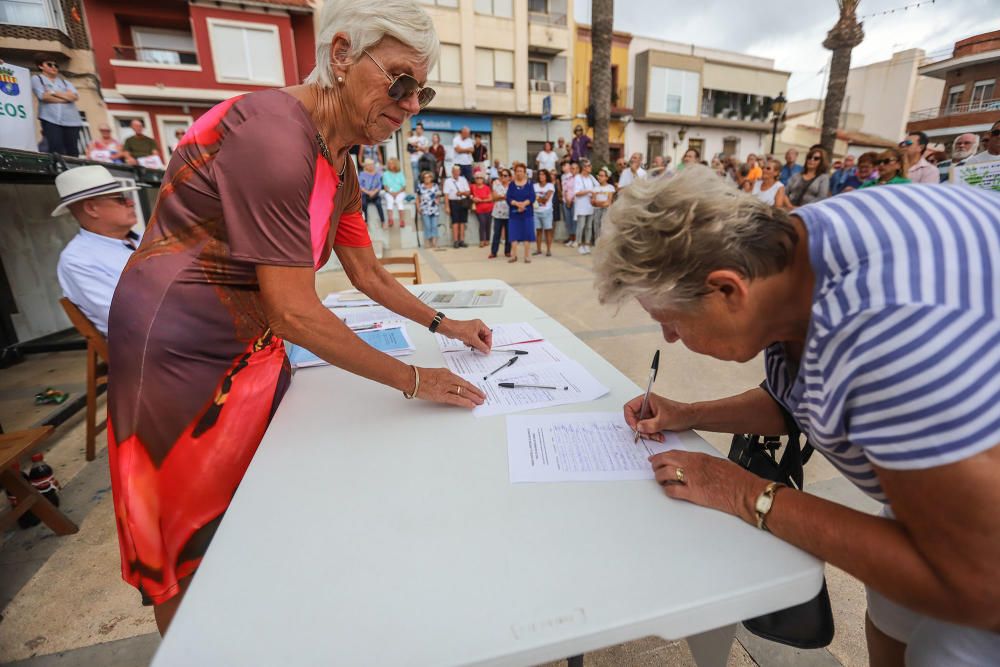 Protesta en San Miguel de Salinas contra la instal