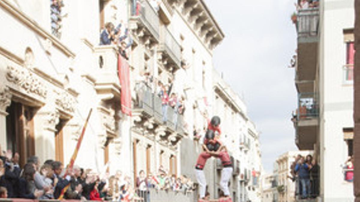 Diada castellera de Santa Ursula en Valls