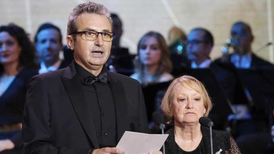 Mariano Barroso, en los últimos Premios Goya.