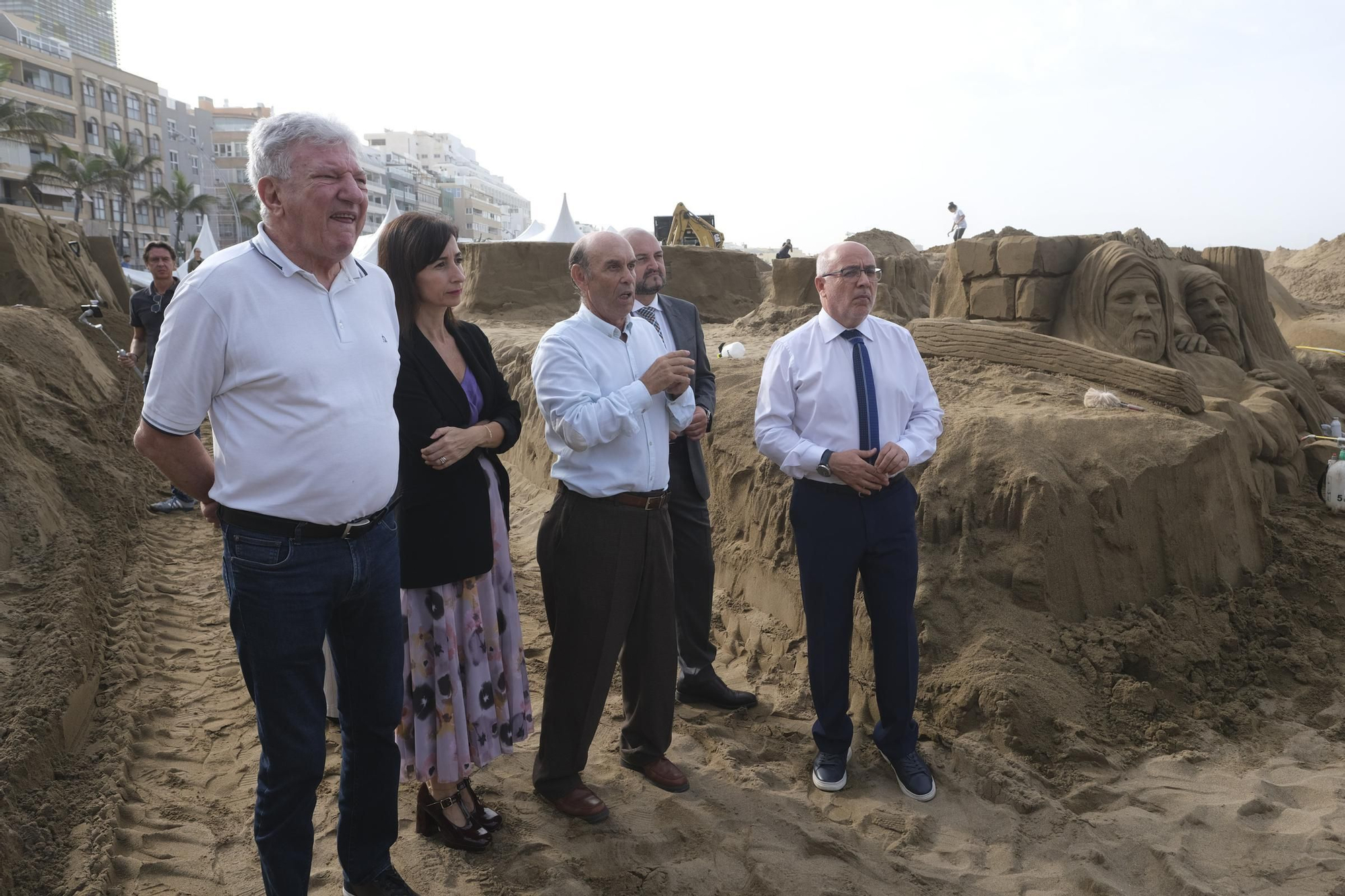 Inauguración del Belén de Arena 2024 en Las Palmas de Gran Canaria