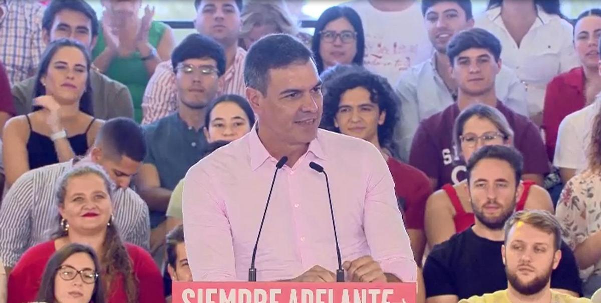 Sánchez exhibeix suport de la militància socialista per negociar i obvia l’amnistia i Catalunya