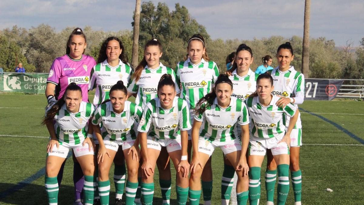 Once inicial del Córdoba CF Femenino ante el CD Femarguín.