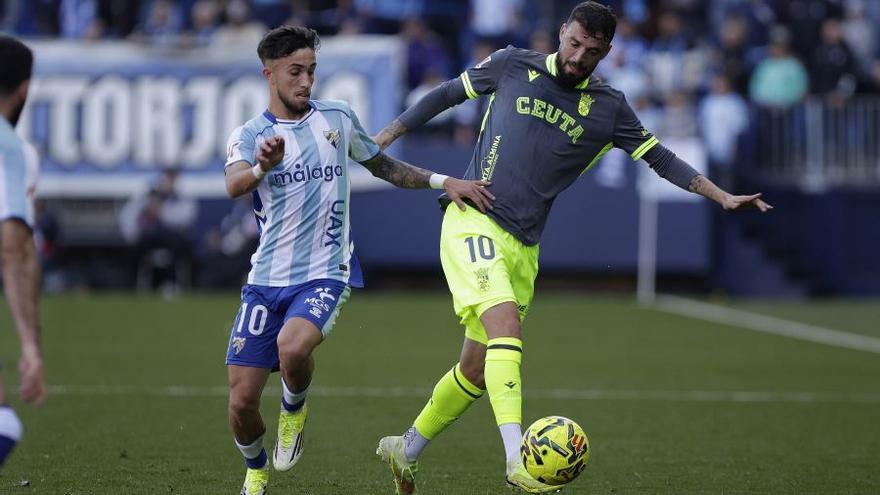 Horario y dónde ver por televisión el AD Ceuta - Málaga CF de la jornada 40 de LaLiga Hypermotion