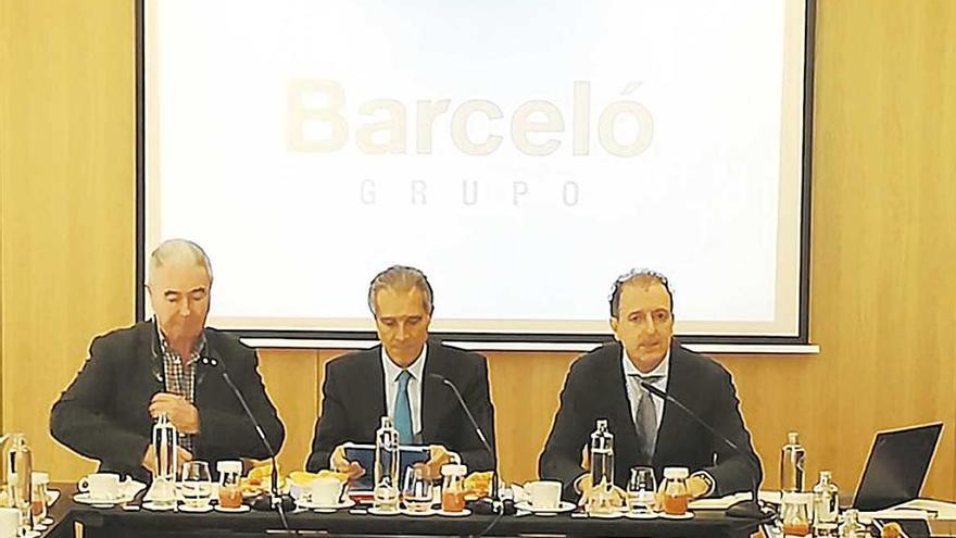 Presentación de balance de Barceló ayer en Torre de Madrid.