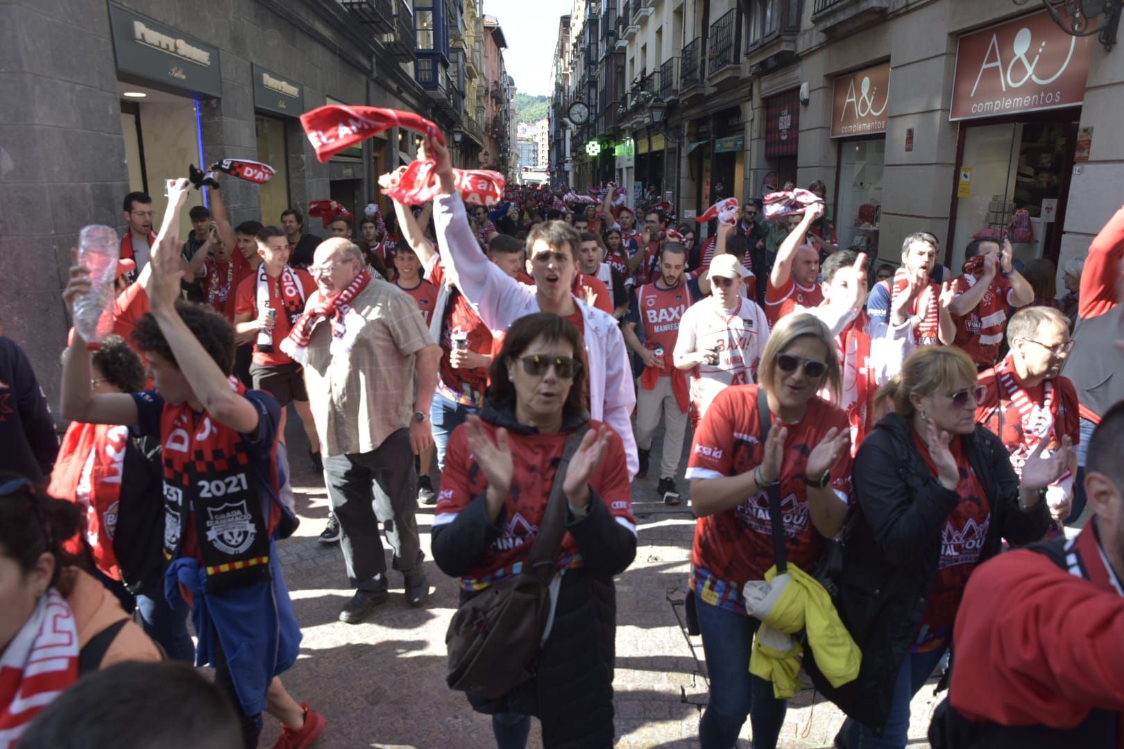 La festa prèvia al partit entre el Baxi i el Ludwigsburg