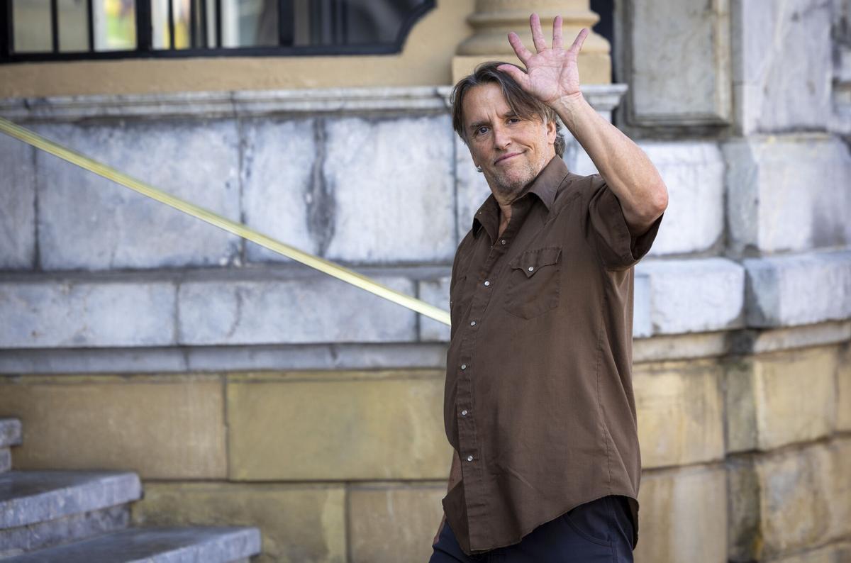 El cineasta estadounidense Richard Linklater posa a su llegada al Festival Internacional de Cine de San Sebastián el pasado 18 de septiembre.