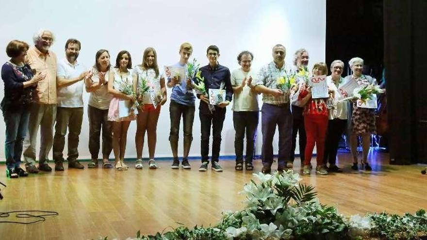 Ganadores del certamen de poesía. // D. P.