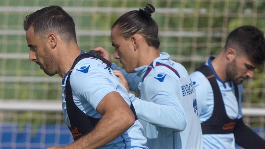 Pedro López, en el entrenamiento