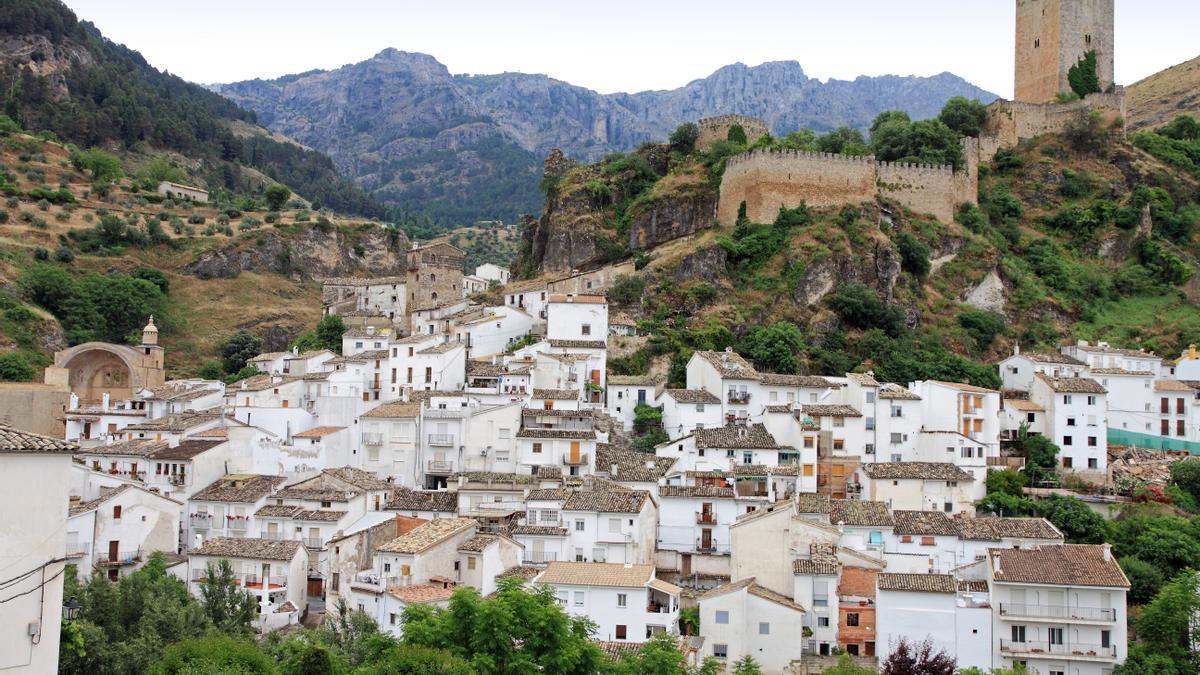 Espectacular vista de Cazorla y su sierra, en Andalucía.