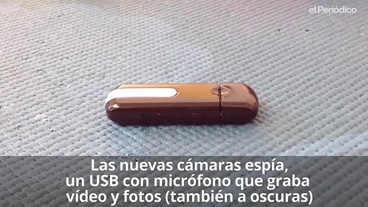 L’USB espia, de venda a la Web, grava fotos i vídeo amb àudio.