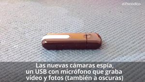 L’USB espia, de venda a la Web, grava fotos i vídeo amb àudio.