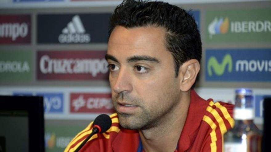 Xavi: "La decisión es del seleccionador"