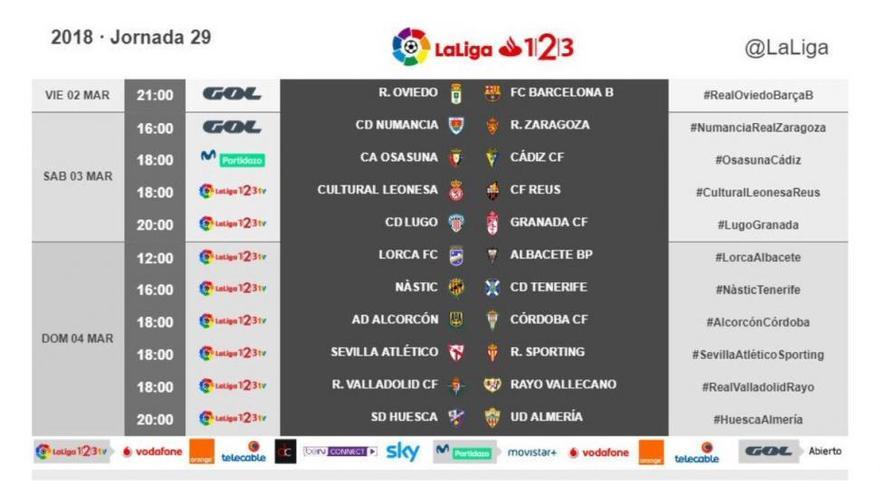 El Numancia-Real Zaragoza, el sábado 3 de marzo a las 16:00 horas