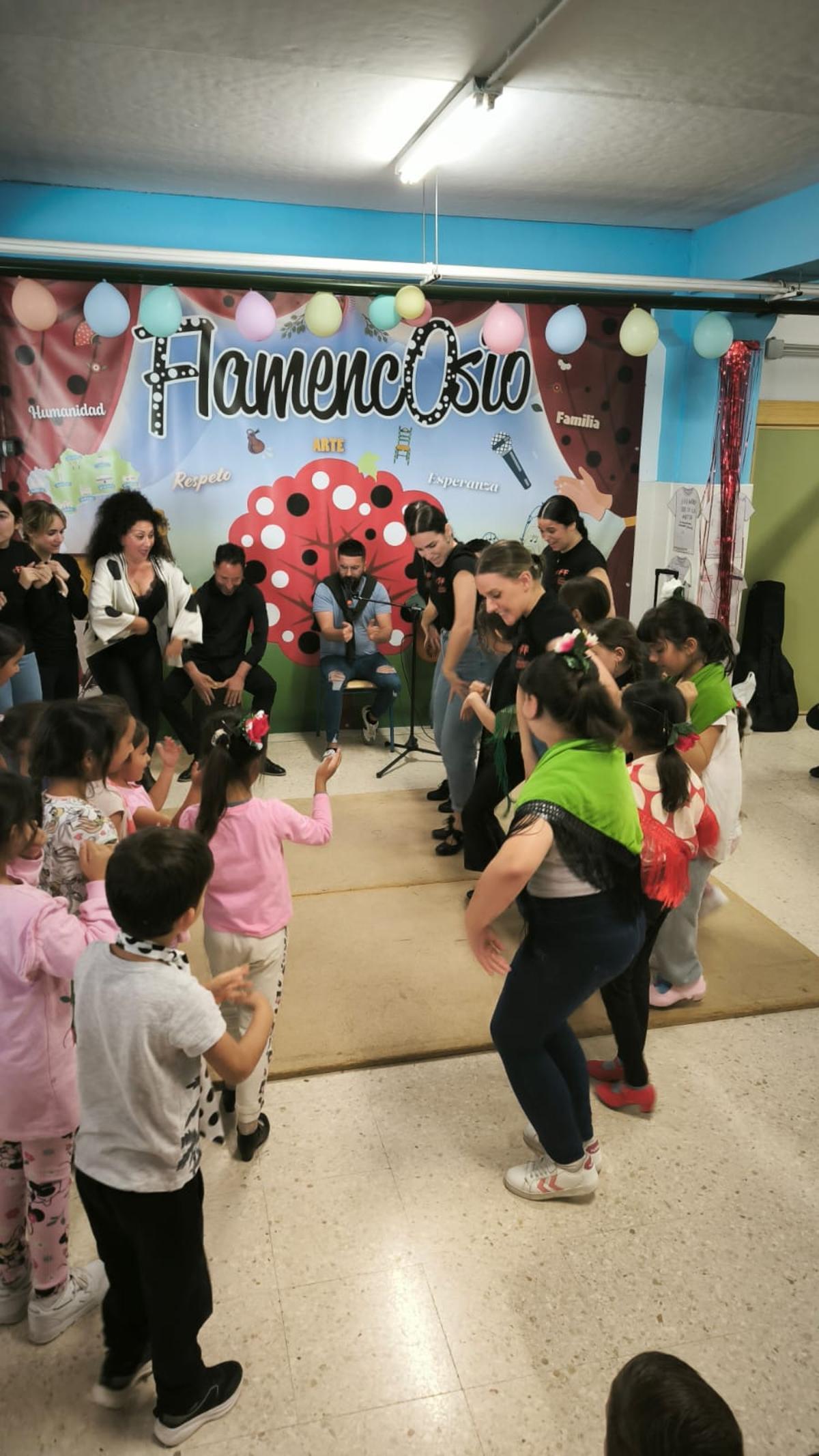 El rincón flamenco permanecerá activo durante todo el curso escolar.