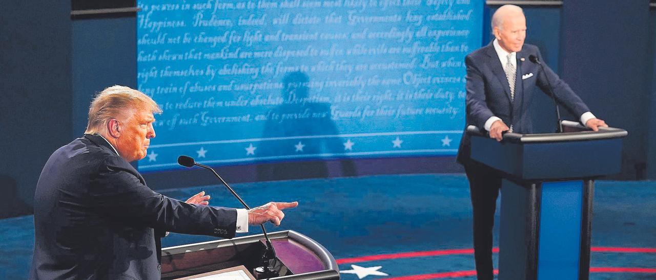 Trump y Biden, en su tormentoso primer debate el 29 de septiembre