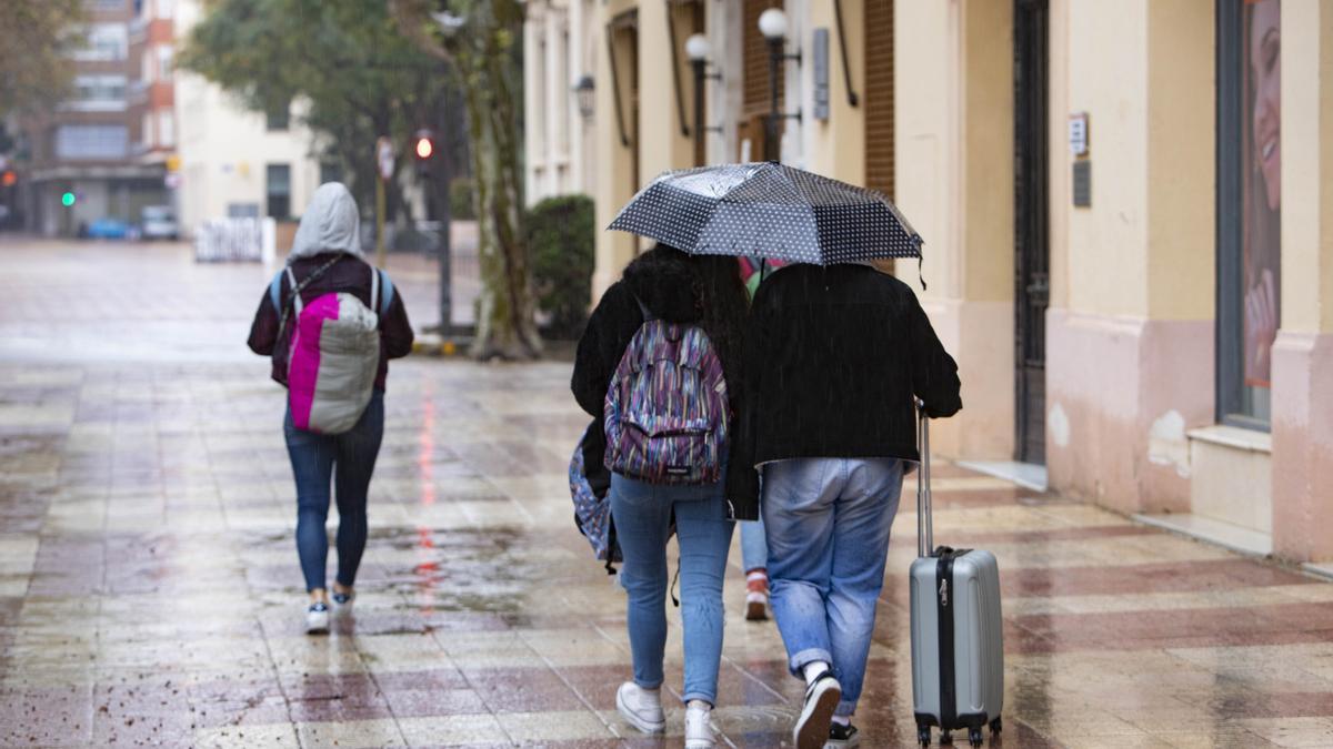 Lluvia en València: comienza la ola de frío del puente de San José