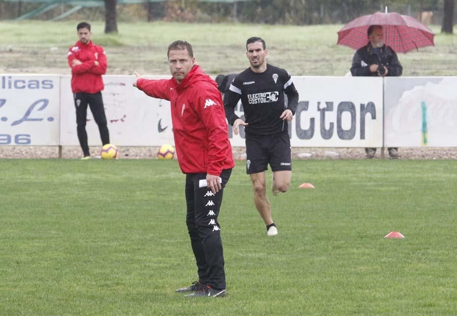 Primer entrenamiento de Curro Torres