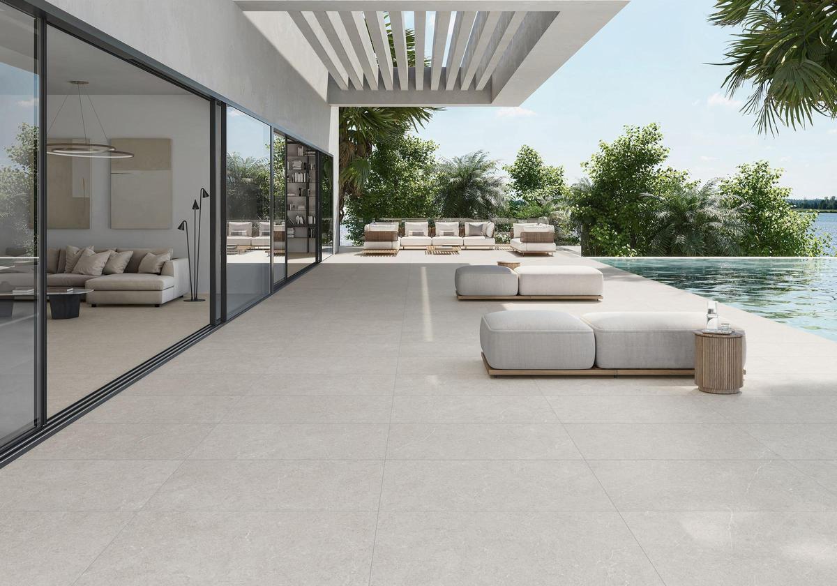 Ejemplo de los usos de la colección Bergstein en diferentes espacios.