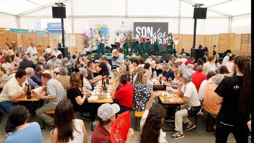 La villa de Arbo agota sus lampreas