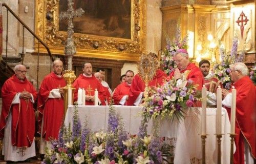 Misa con motivo de las fiestas de Caravaca