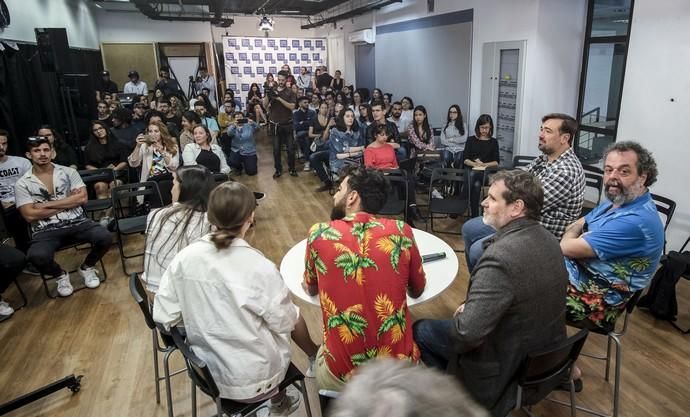 LAS PALMAS DE GRAN CANARIA. Encuentro entre miembros del staff de la nueva serie ?Hierro? y los alumnos del Instituto del Cine Canarias.  | 29/05/2019 | Fotógrafo: José Pérez Curbelo