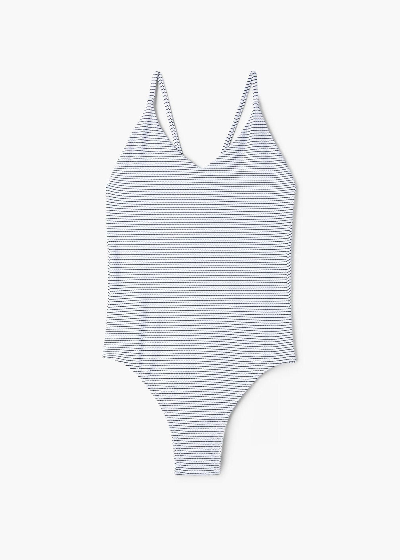 Shopping inspirado en Cannes: Bañador a rayas